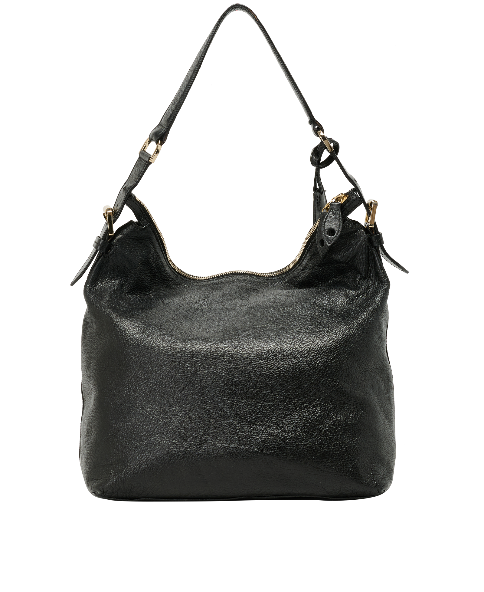 Bella Hobo, &pound;250, Handbags, Black, Leather, Back view